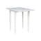 International Concepts Rectangle Small Dropleaf Table, White, 20.6 W, 36 L, 29 in H, Wood, White T08-2236D - alternate 7